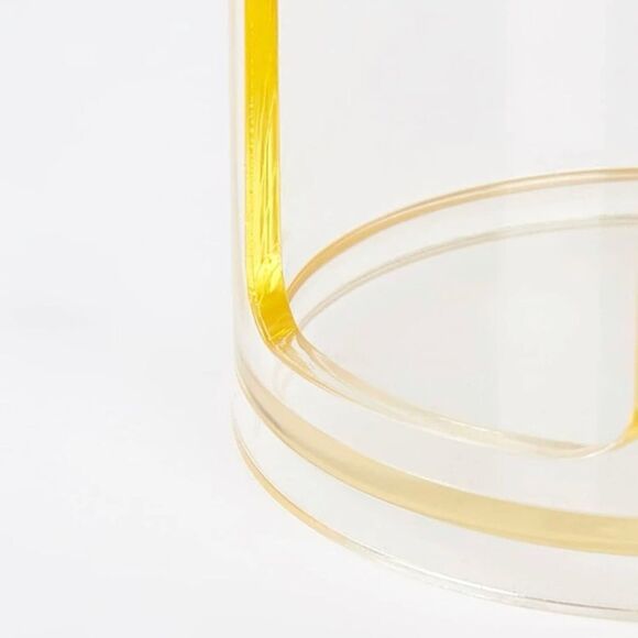 Stackable Clear Gold Acrylic Canister - Picture 7 of 10
